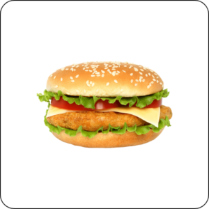 Veg Tikki Cheese Burger