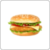 Aloo Tikki Cheese Burger